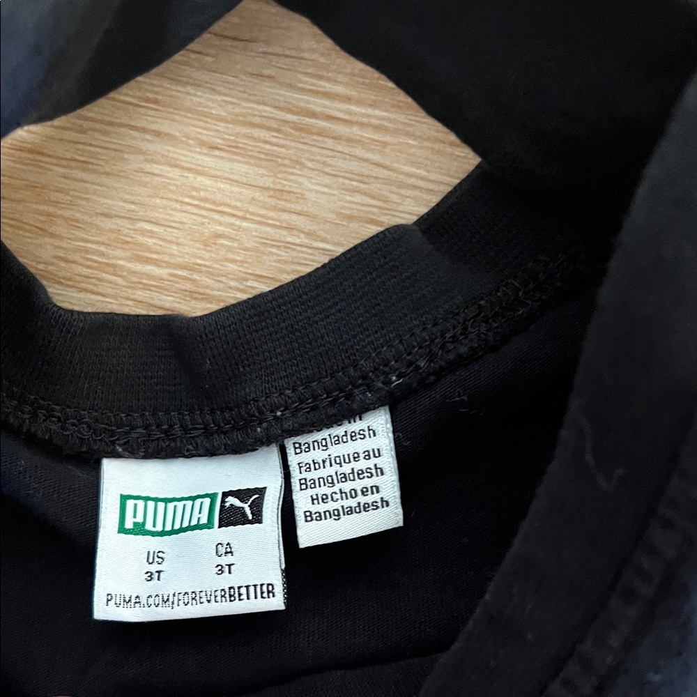 Puma Girls' Black and Pink Activewear Collection - Picture 3 of 10